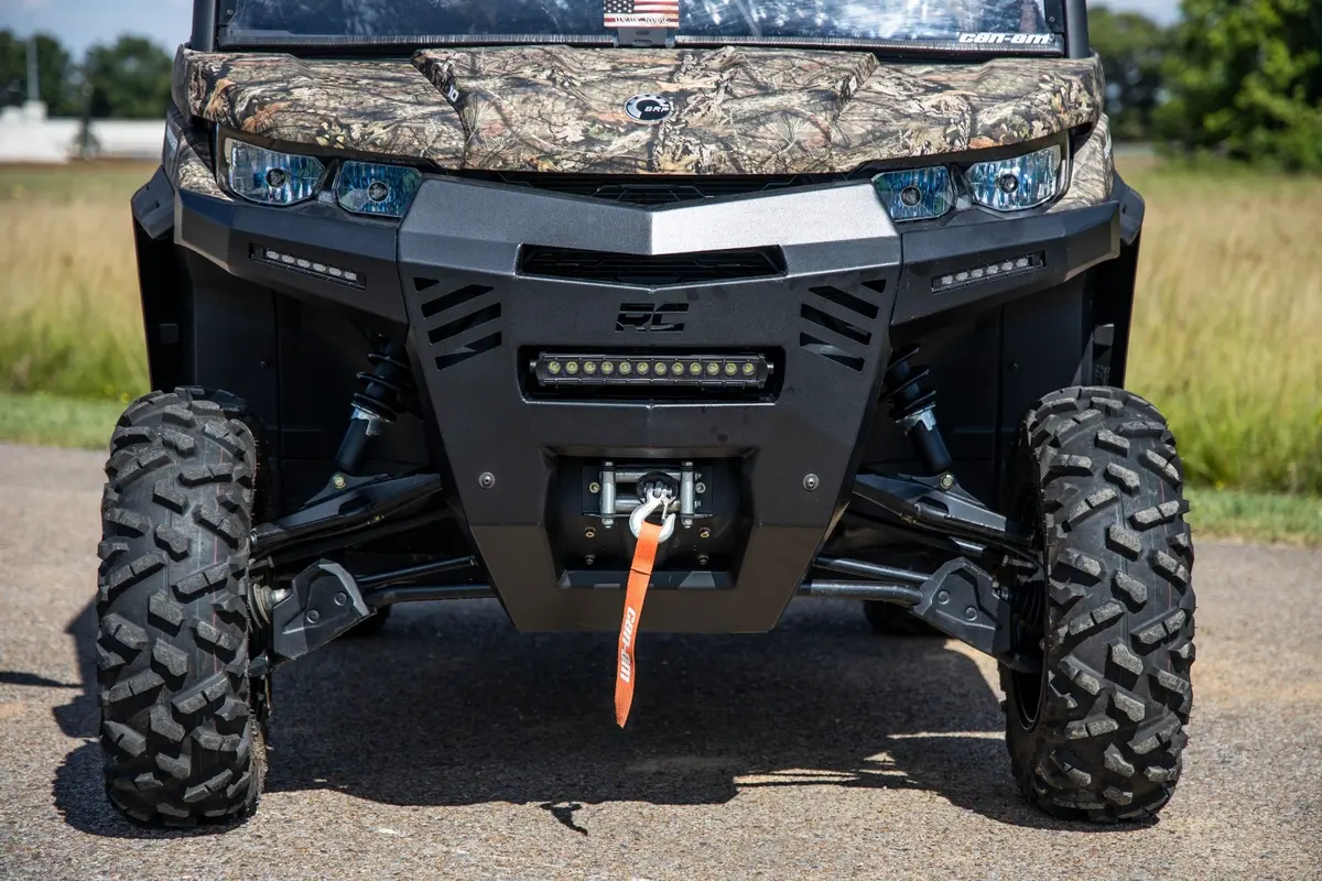 Led Light | Bumper Mount | 12" And 6" Pair Combo | Can-Am Defender Hd 8/Hd 9/Hd 10 2
