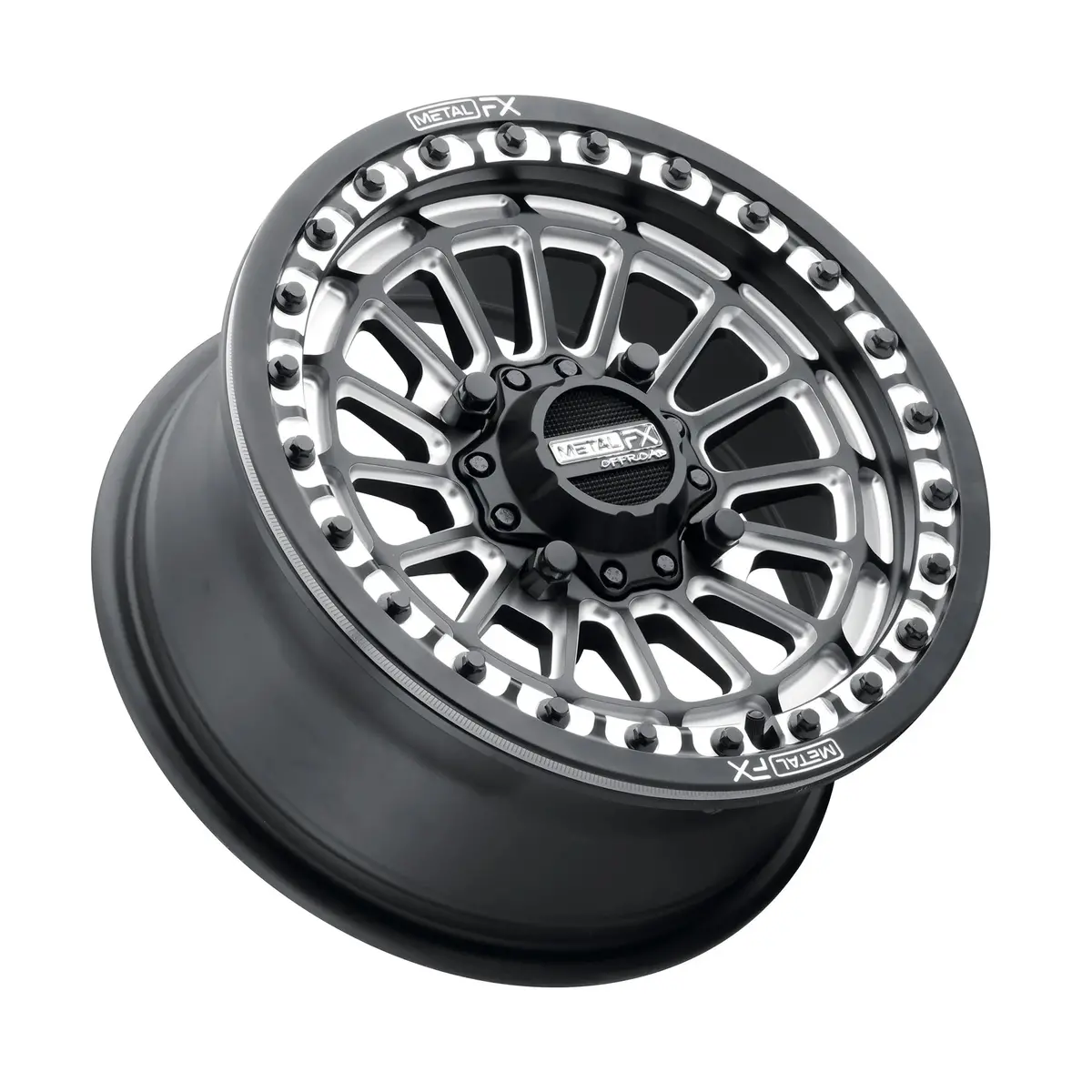 Delta Beadlock | Satin Black Contrast Cut | 15X7 | +25Mm/4.5+2.5 | 4X156 | 78308 1