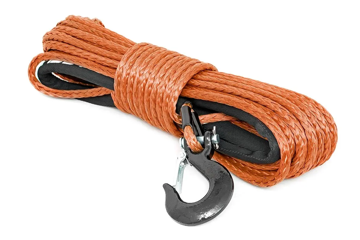 Synthetic Rope | 3/8 Inch | 85 Ft | Orange 1