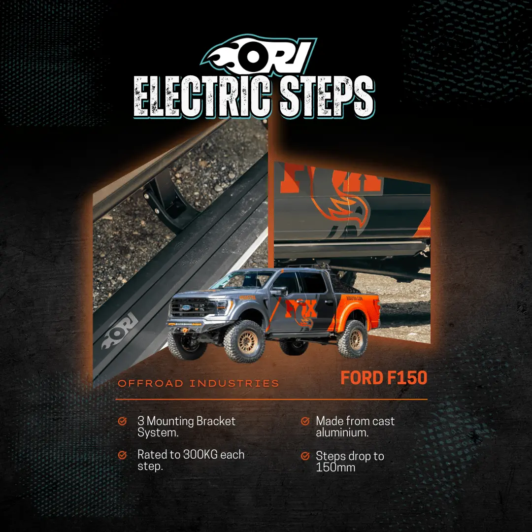 Ori Electric Steps Ford F150 2015 - 2025 1