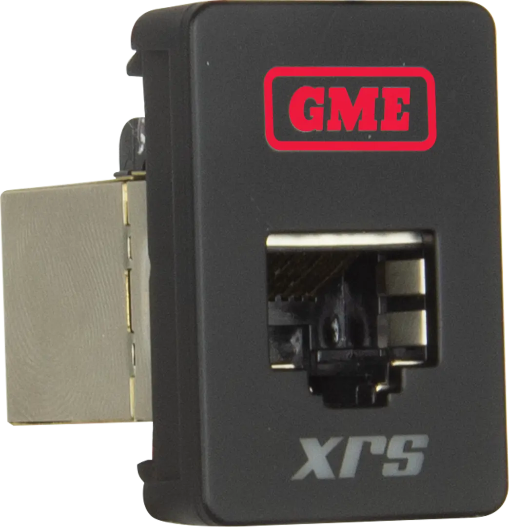 Rj45 Pass-Through Adaptor - Type 1 (Red) | Gme 1
