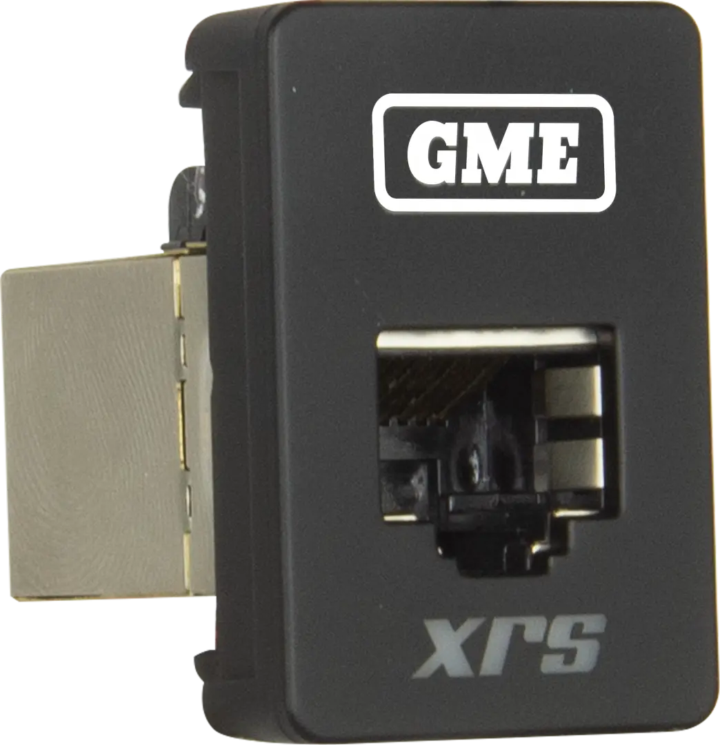 Rj45 Pass-Through Adaptor - Type 1 (White) | Gme 1