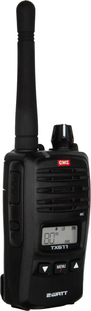 Tx677 2 Watt Uhf Cb Handheld Radio | Gme 2