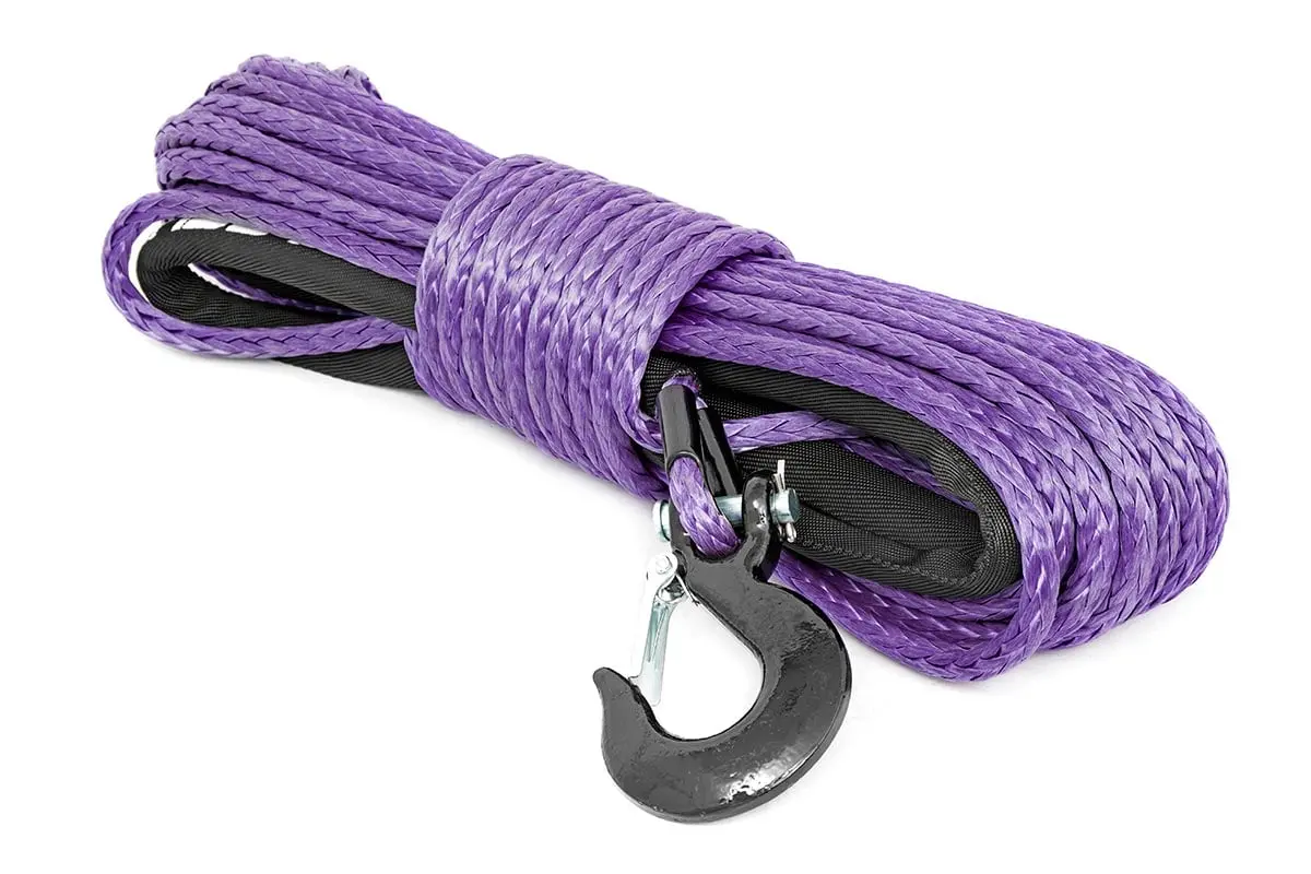 Synthetic Rope | 3/8 Inch | 85 Ft | Purple 1