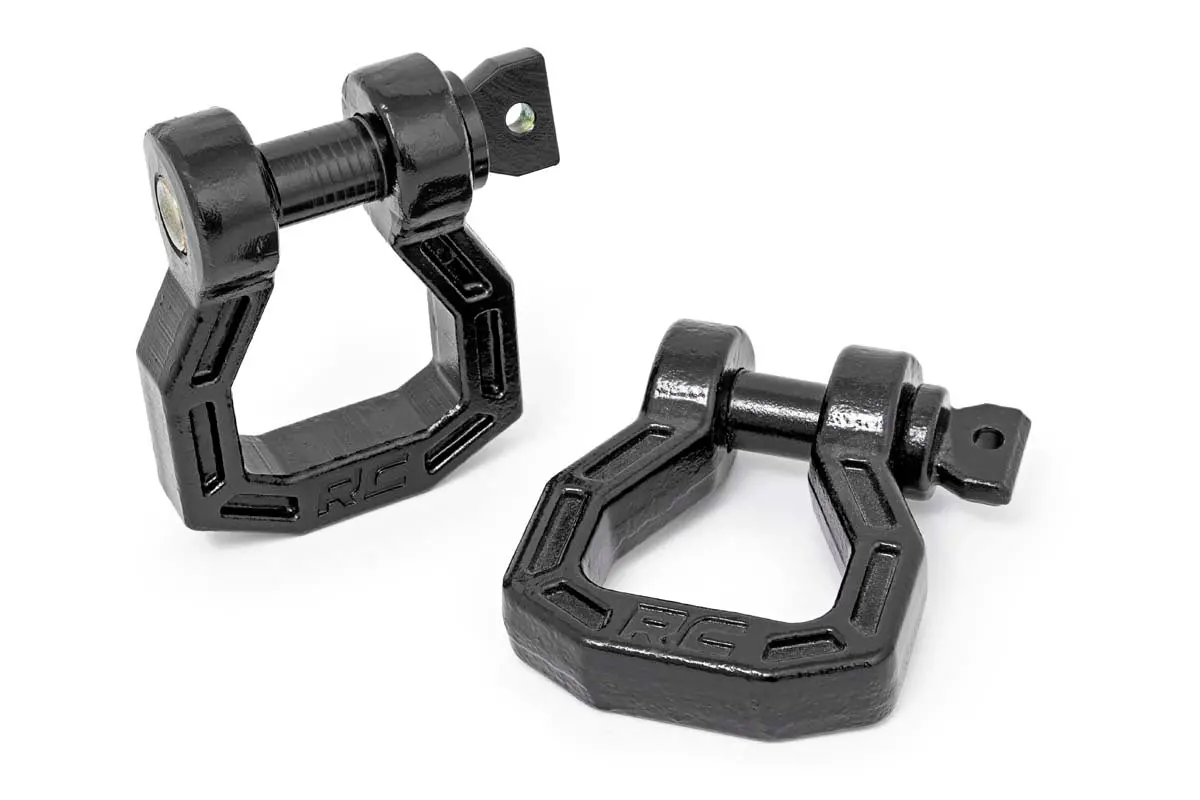 D-Ring | Forged | Pair | Black 1