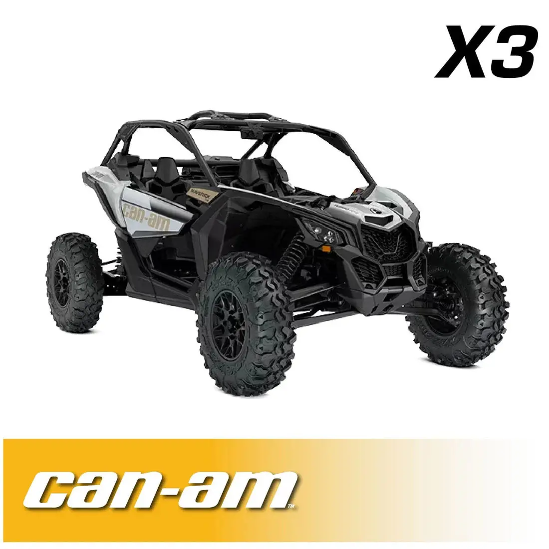 Can-Am Maverick X3 Complete Communication Kit With Bluetooth Intercom And 2-Way Radio 1