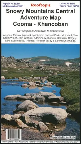 Snowy Mountains Central, Cooma, Khancoban Map 1