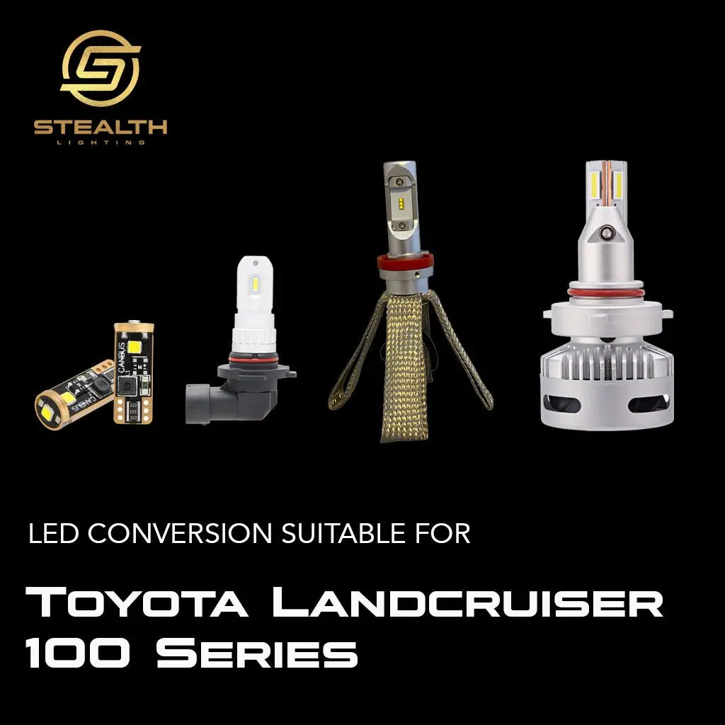 Stealth Led Headlight Conversion Suitable For Toyota Landcruiser 100 Series 1