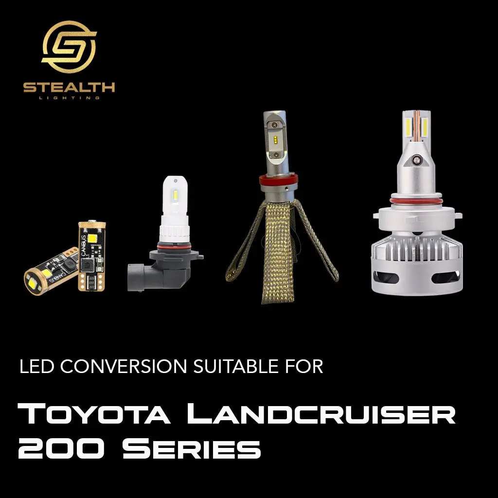 Stealth Led Headlight Conversion Suitable For Toyota Landcruiser 200 Series 1