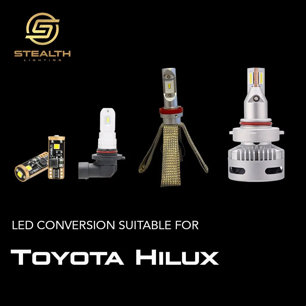 Stealth Led Headlight Upgrade Kit Suitable For Toyota Hilux Sr Sr5 Rogue 1