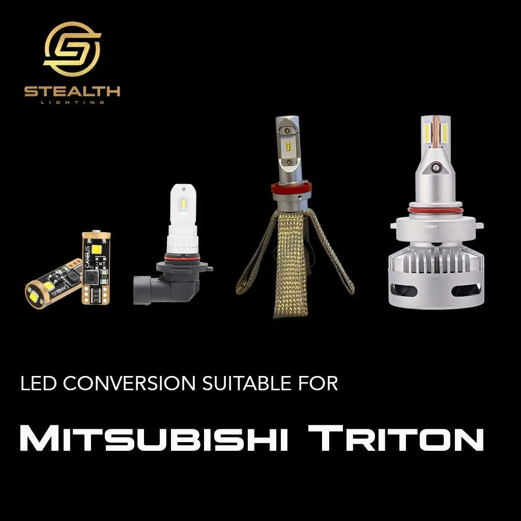 Stealth Lighting Led Headlight Conversion Kit Suitable For Mitsubishi Triton 1