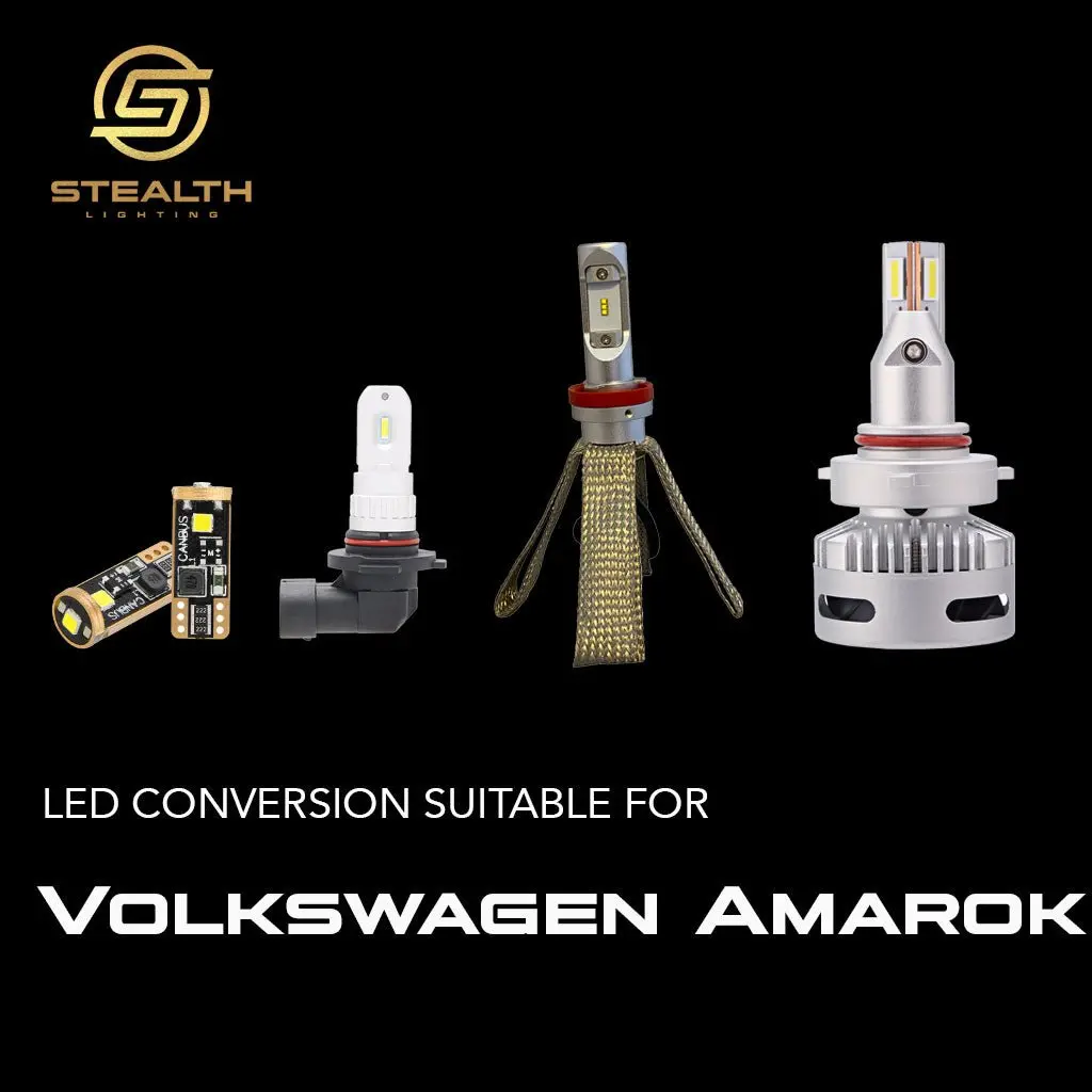 Stealth Lighting Led Headlight Conversion Kit Suitable For Volkswagen Amarok 1
