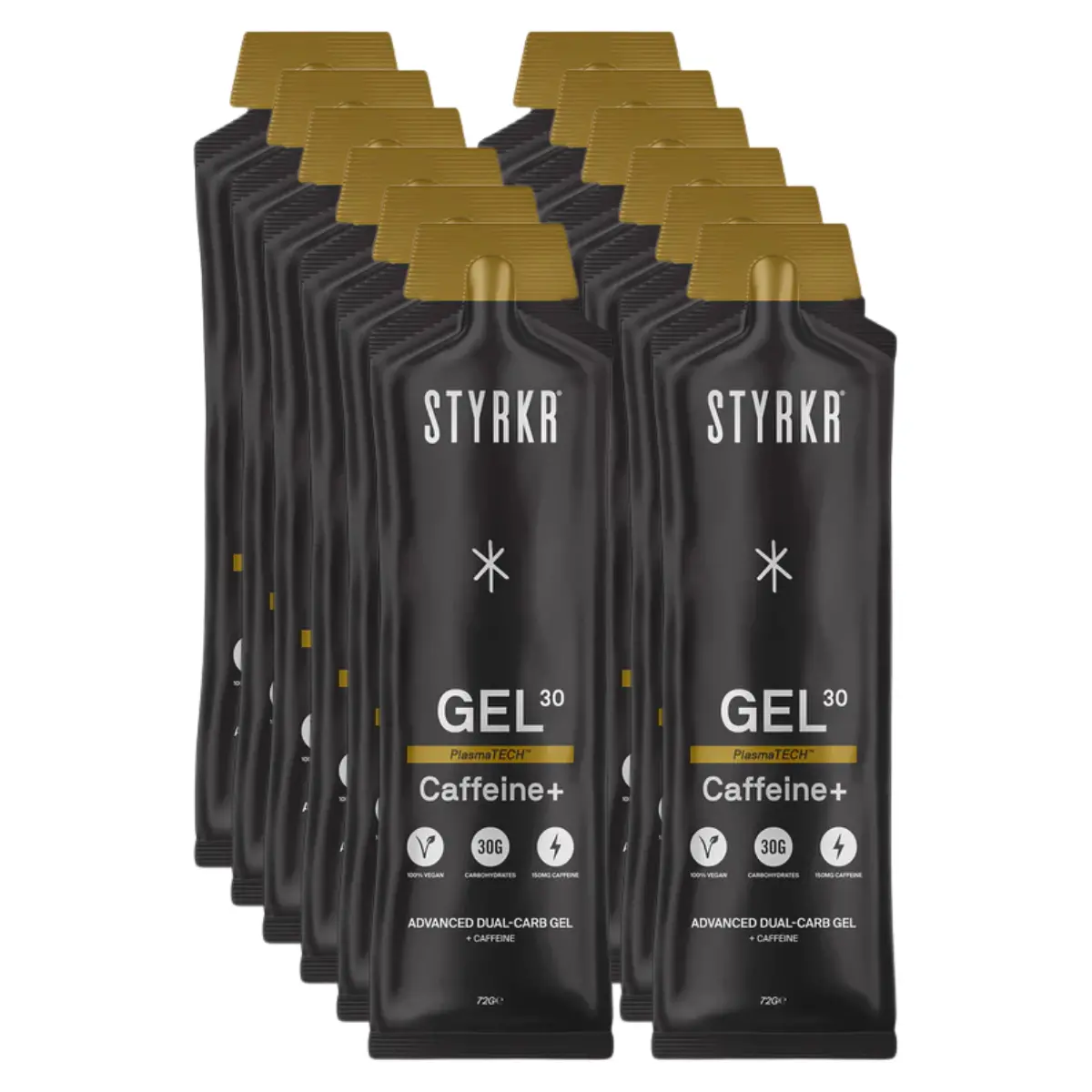 Styrkr Gel30 Caffeine Dual-Carb Energy Gel - Box Of 12 1