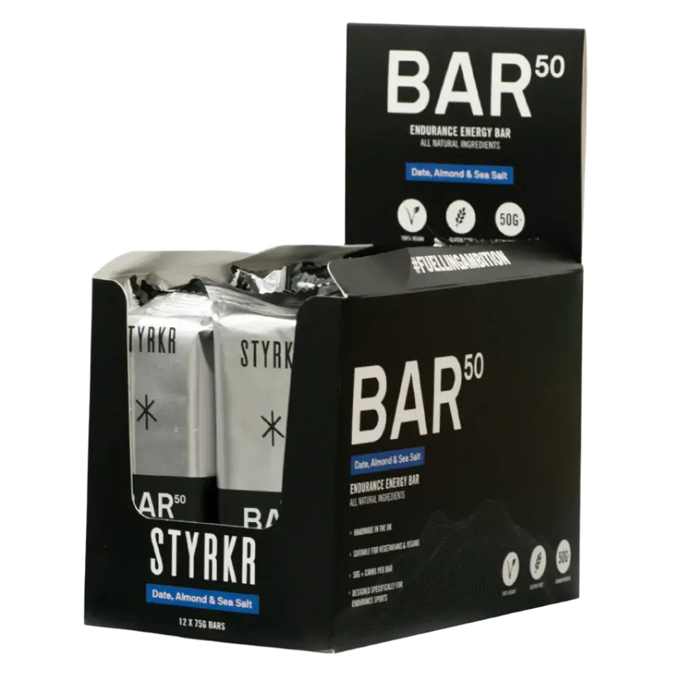 Styrkr Bar50 Energy Date, Almond & Sea Salt - Box Of 12 1
