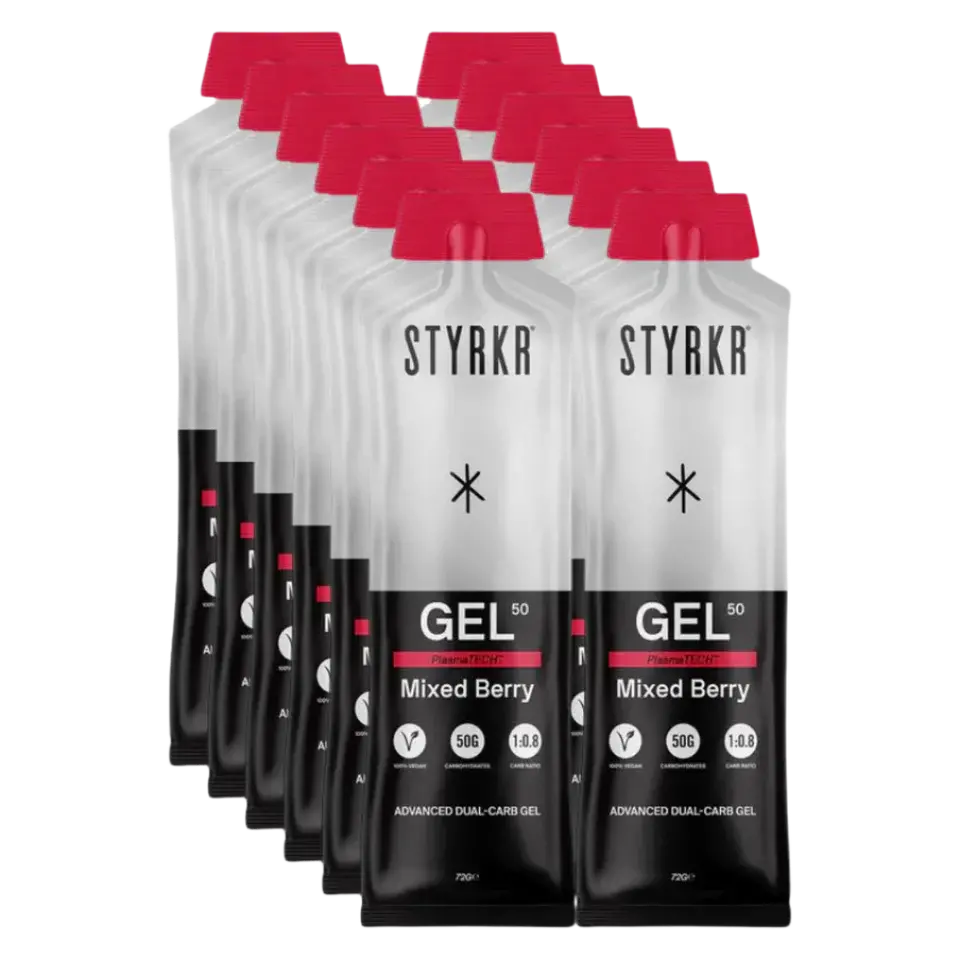 Styrkr Gel50 Dual-Carb Energy Gel Mixed Berry - Box Of 12 1