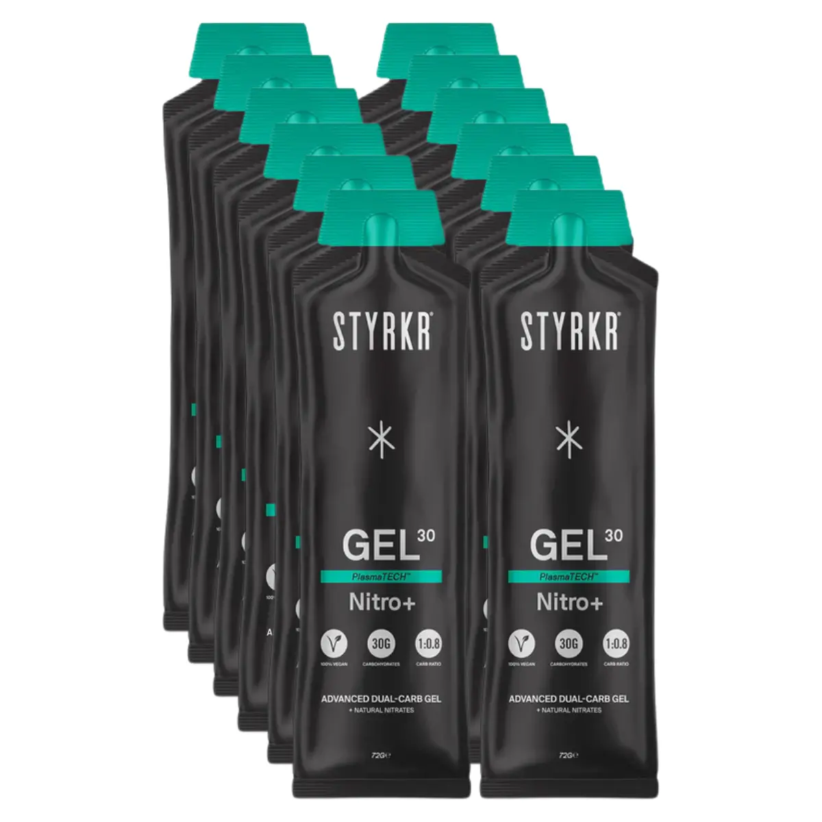 Styrkr Gel30 Nitro Dual-Carb Energy Gel - Box Of 12 1