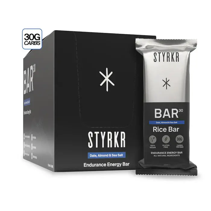 Styrkr Bar30 Energy Date, Almond & Sea Salt - Box Of 12 1