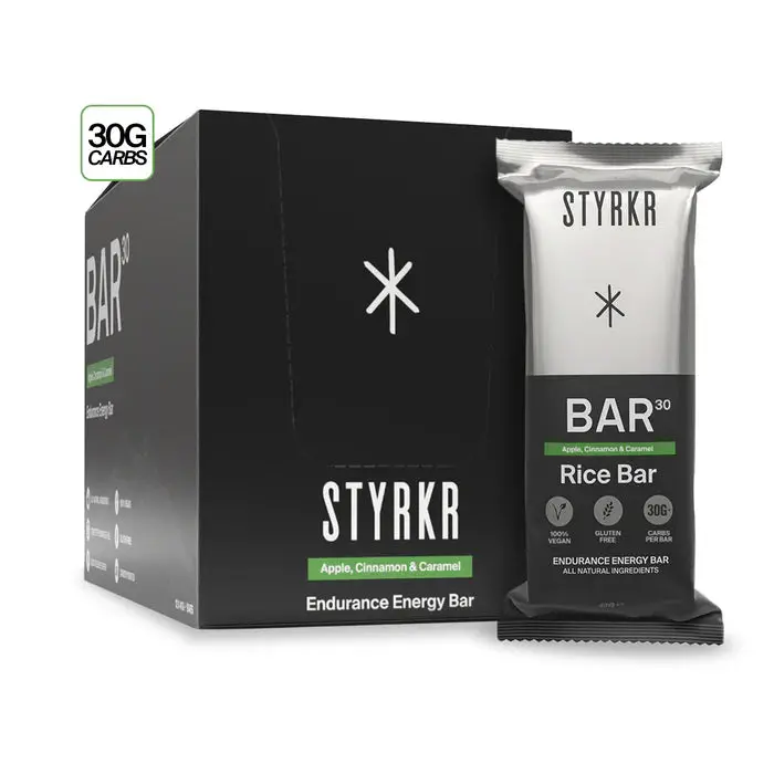 Styrkr Bar30 Energy Apple, Cinnamon, Caramel & Sultana - Box Of 12 1