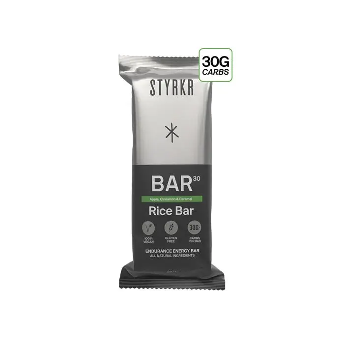 Styrkr Energy Bar Bar30 Apple, Cinnamon, Caramel & Sultana - Single 1