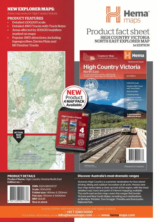 The Victorian High Country - North Eastern Map 2