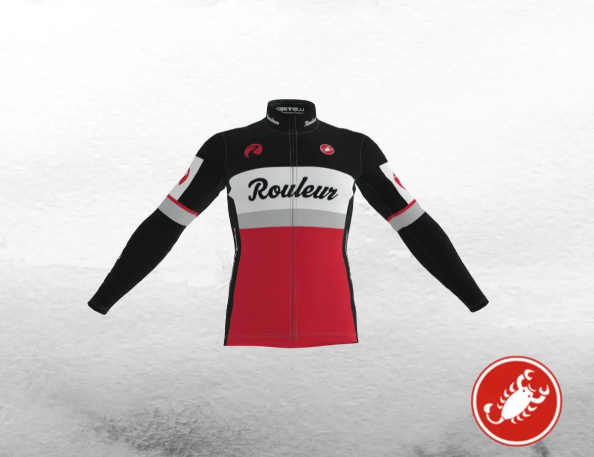 Rouleur Custom Castelli Thermal Long Sleeved Fz Jersey 1