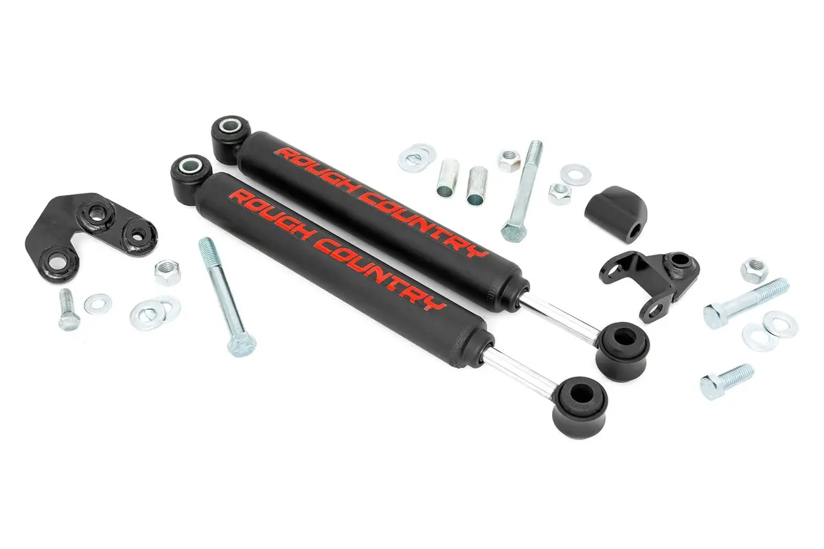 Dual Steering Stabilizer | 2.5-6.5 Inch Lift | Jeep Cherokee Xj/Comanche Mj/Wrangler Tj 1