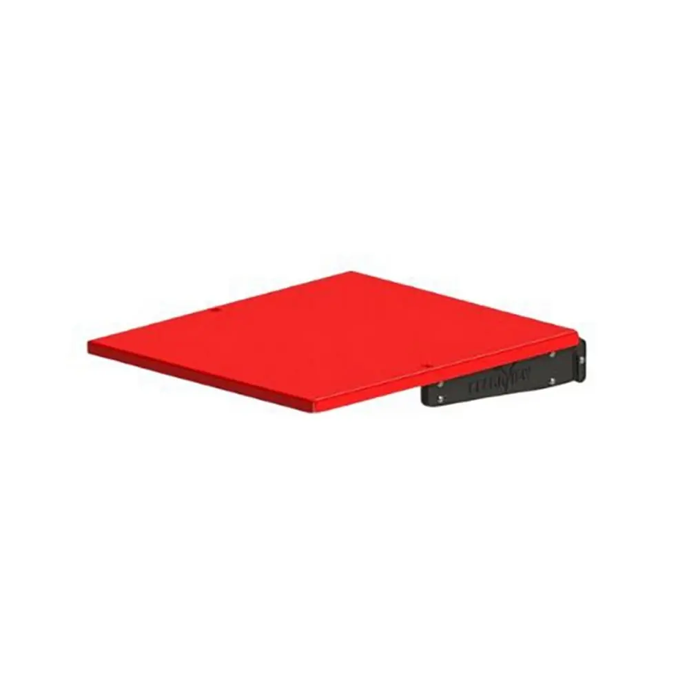 Clearview Easy Slide Small Red Clip-On Tray 1