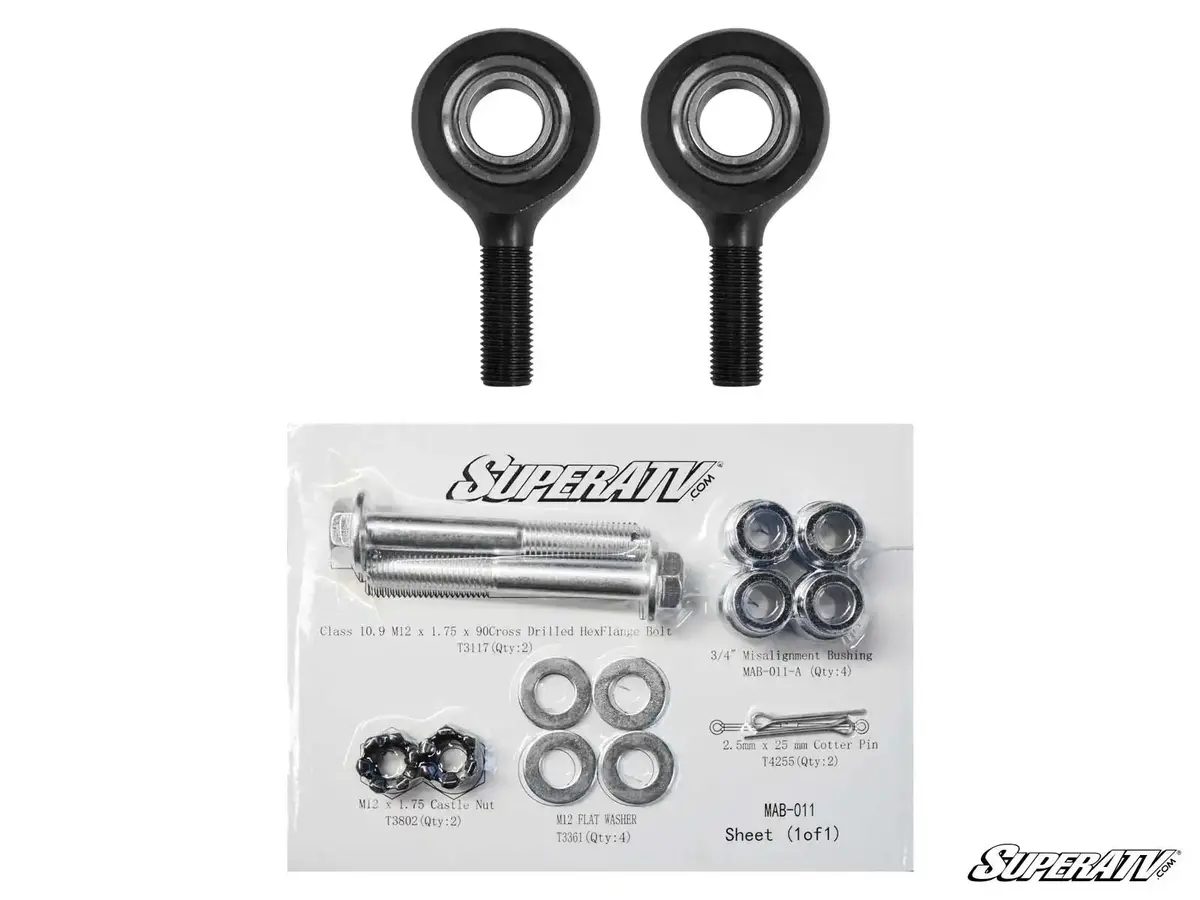 Can-Am Maverick X3 Heavy-Duty Tie Rod End Replacement Kit 1