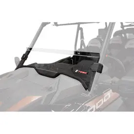 Tusk Removable Half Windshield Clear - Scratch Resistant - 2021 Polaris Rzr Xp Turbo S 1