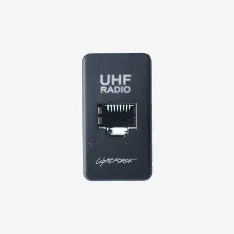 Uhf Face Plate Rj45 To Suit Isuzu D-Max & Mux - White 1