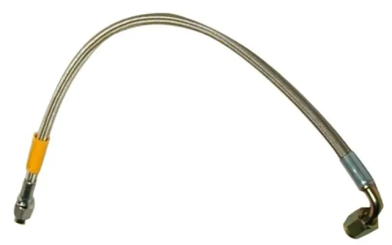 Wilwood 16-Inch Over-All-Length Flexline Brake Hose – -3 An Male To -3 An Female 90-Degree Fitting 1