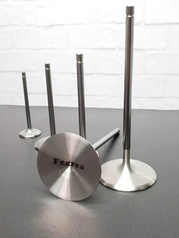 Ferrea Titanium Competition Exhaust Valves – 1.9-Inch Diameter, 22° Tulip Design, Set Of 8 For Big-Block Chevy/Chrysler/Ford 1