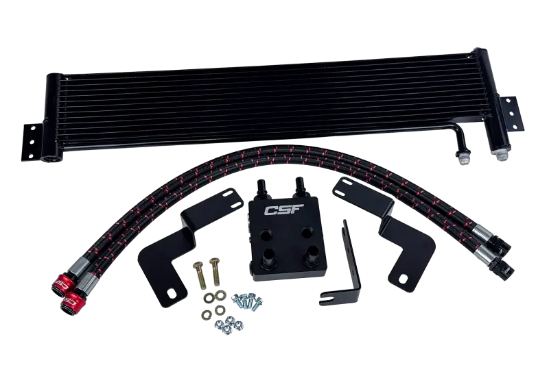 Csf Transmission Oil Cooler Kit For 2021+ Ford Bronco 2.7L Ecoboost – External Mount, High-Capacity Aluminum Core 1