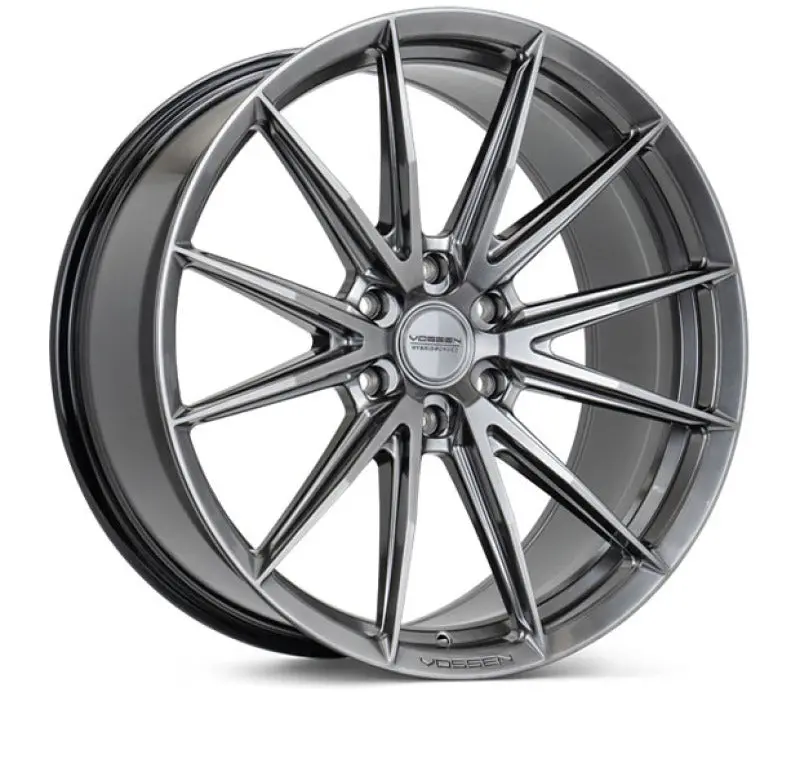 Vossen Hfx-2 22X9.5 Inch Forged Alloy Wheel – 6X139.7 Bolt Pattern, Et20 Offset, Deep Concave Design, Hyper Black Finish 1