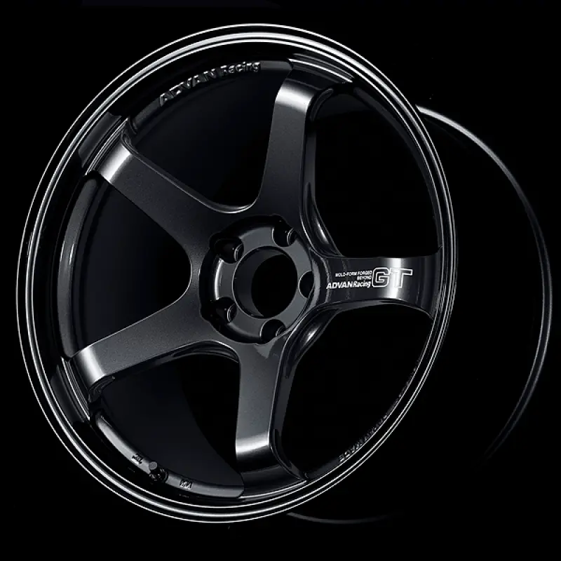 Advan Gt Beyond Forged Alloy Wheel – 17X8.5 Inches, +45Mm Offset, 5X100 Bolt Pattern, Titanium Black Finish 1