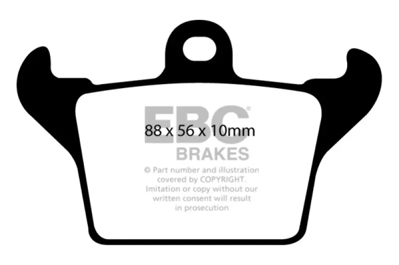 Ebc Ultimax2 Rear Parking Brake Pads For 2012–2014 Dodge Srt Viper 1