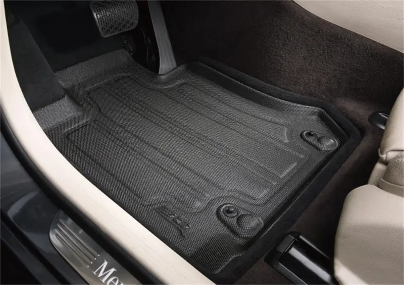 3D Maxpider Kagu Hybrid Floor Mat Set For 2015–2022 Ford F-150 Supercrew – First Row, Black (Model L1Fr08304609) 2