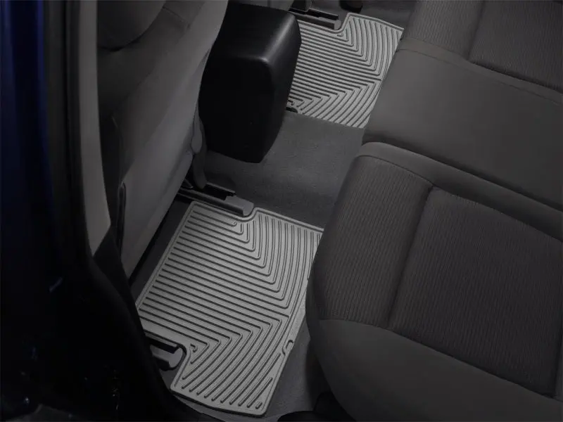 Weathertech Rear Rubber Floor Mats For 2007+ Volvo S80 (Grey) 1