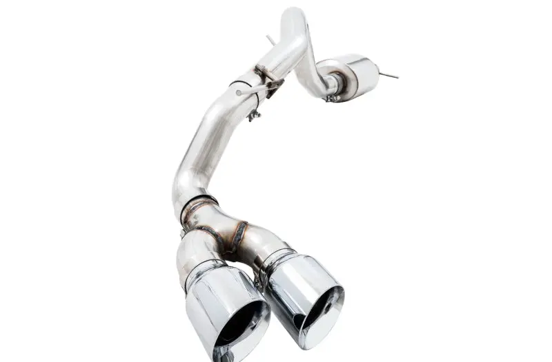 Awe Tuning 0Fg Cat-Back Exhaust System For 2019+ Ford Ranger – Chrome Silver Tips & Bash Guard 1