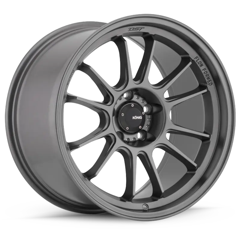Konig Hypergram Alloy Wheel – 17X8 Inches, 5X114.3Mm Bolt Pattern, 45Mm Offset, Matte Grey Finish 1