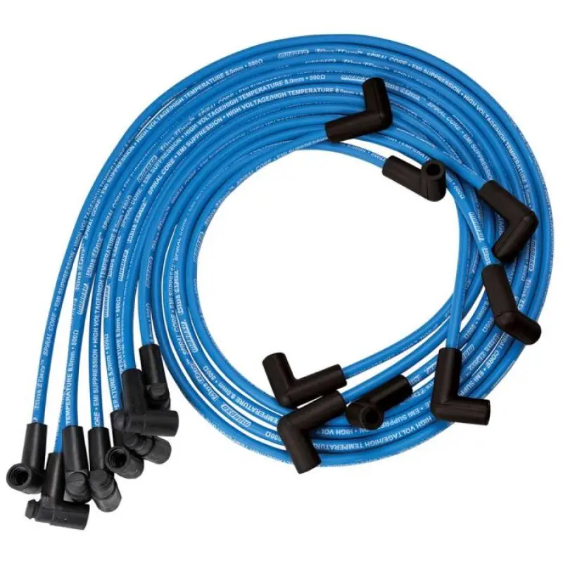 Moroso Blue Max Spiral-Core Ignition Wire Set – Custom Length, High-Performance Build 1