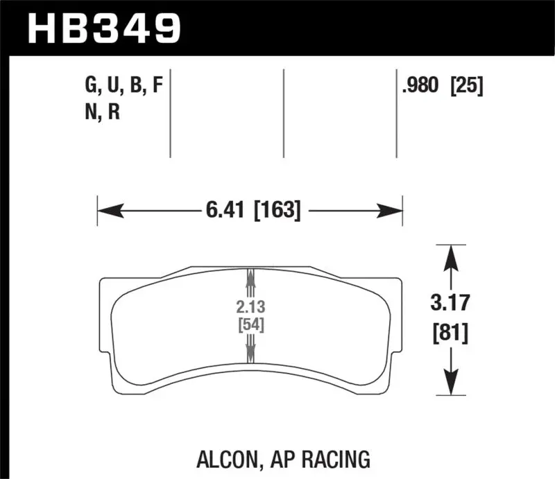 Hawk Er-1 Front Brake Pads For 2014–2016 Bmw M235I (3.0L Turbo) 1