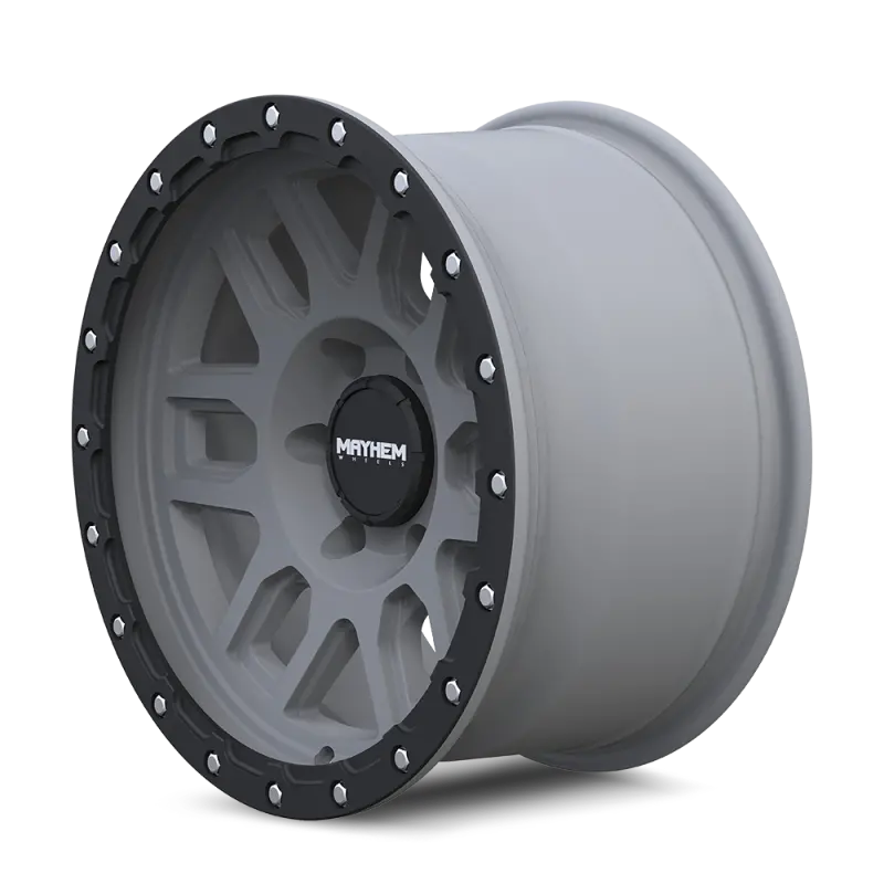 Mayhem Delta Forged Wheel: 17X9", 6X139.7 Bolt Pattern, 0Mm Offset, 106Mm Hub Bore – Matte Gunmetal With Matte Black Lip 1