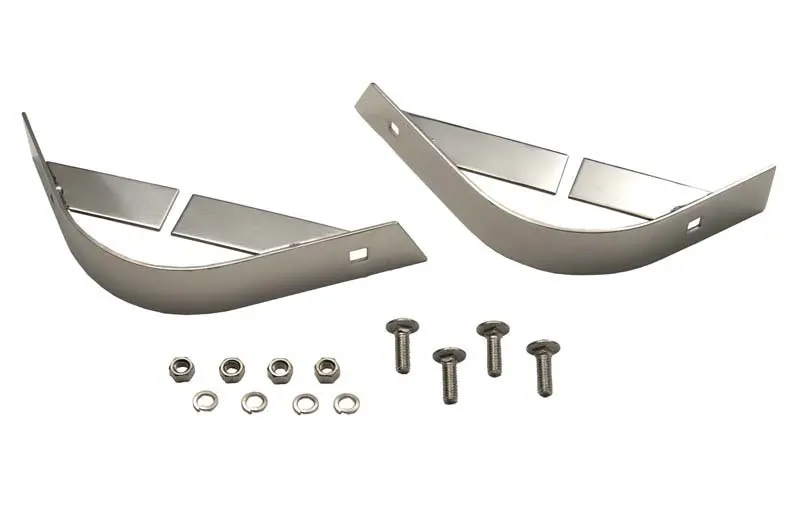 Kentrol Rear Body Guard Pair For 1987–1995 Jeep Wrangler Yj – Polished Silver Finish 1