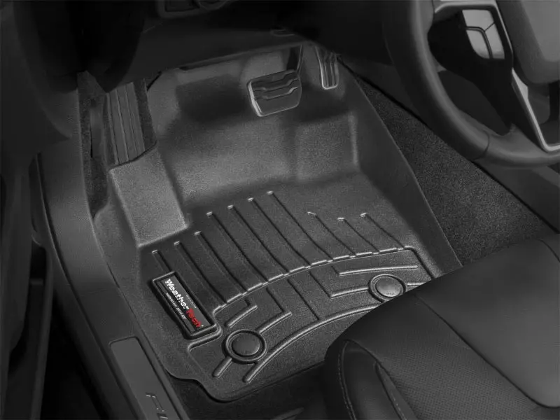 Weathertech Front Floorliner – Black Trim Fit 1