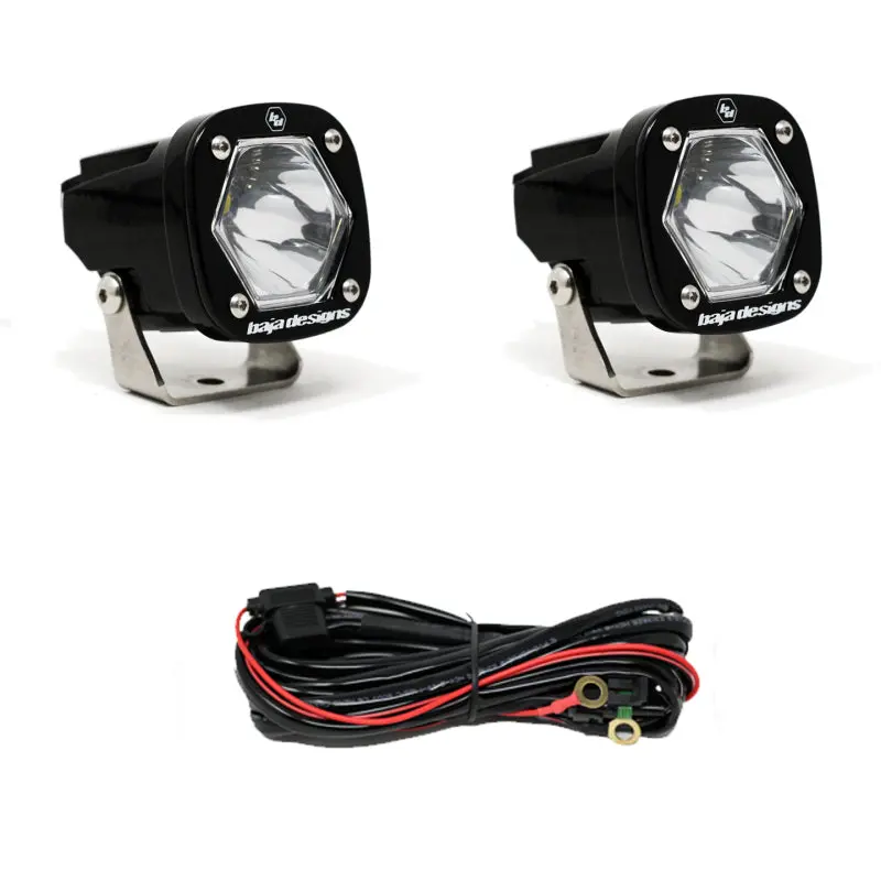 Baja Designs S1 Spot Led Light Pair – Includes Dual Mounting Brackets For Precision Long-Range Illumination 1