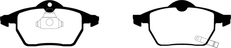Ebc Ultimax2 High-Performance Front Brake Pads For 1999–2002 Saab 9-3 2.0L Turbo 2