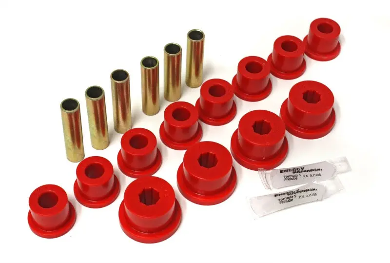 Energy Suspension Polyurethane Spring Bushings For Suzuki – Red, Precision-Molded For Enhanced Handling 1