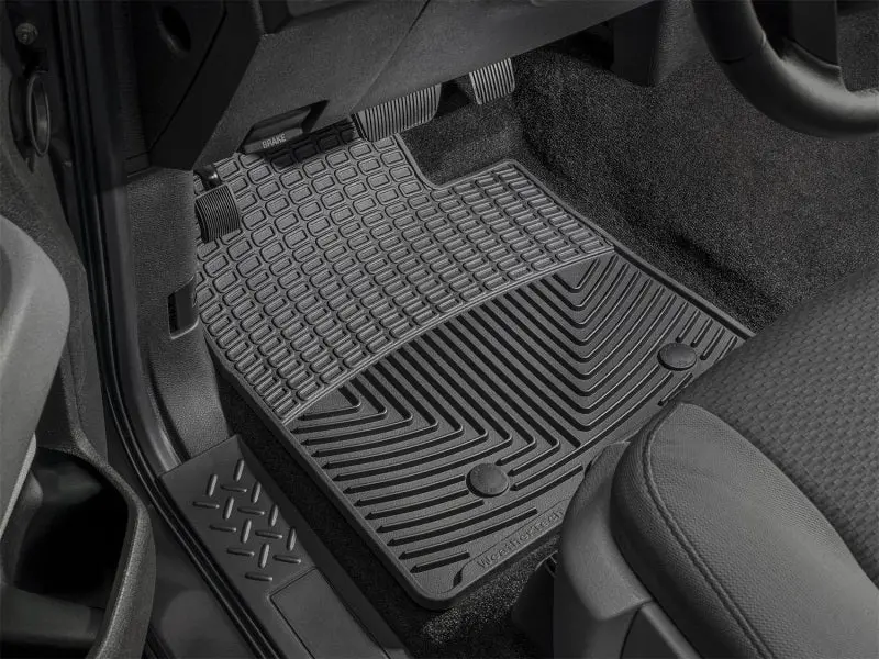 Weathertech Front Floor Mats For 2011+ Ford Fiesta – All-Weather Rubber Design In Black 1