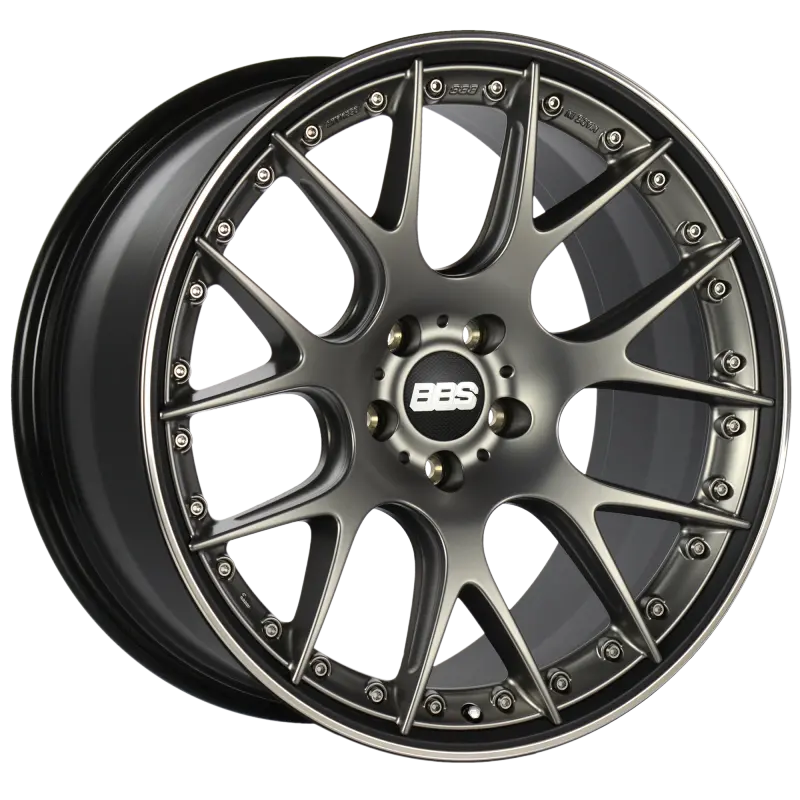 Bbs Ch-Rii 21X10.5 Satin Platinum Forged Wheel – 5X120, Et35, Center Black Lip & Clip-On Pfs 1